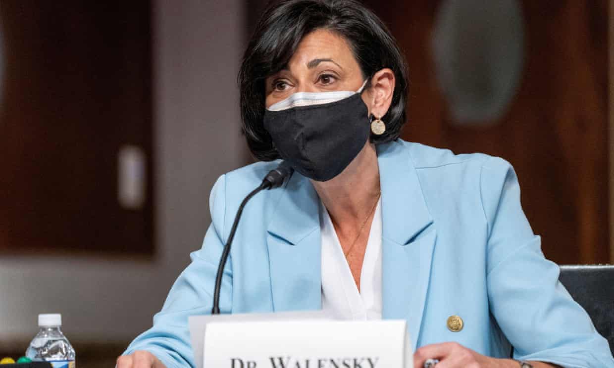 Dr Rochelle Walensky, director of Centers for Disease Control and Prevention. Photograph: Reuters