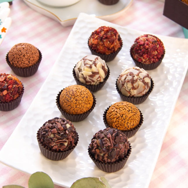 Chocolate Brigadeiro Collection For Brunch And Coffee