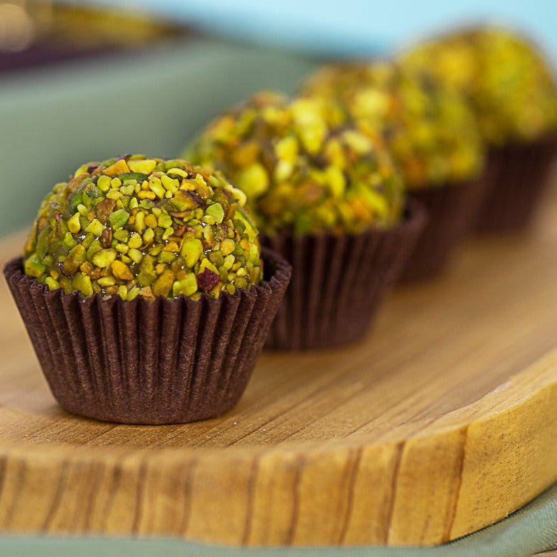 4 or 8 Pistachio Brigadeiros