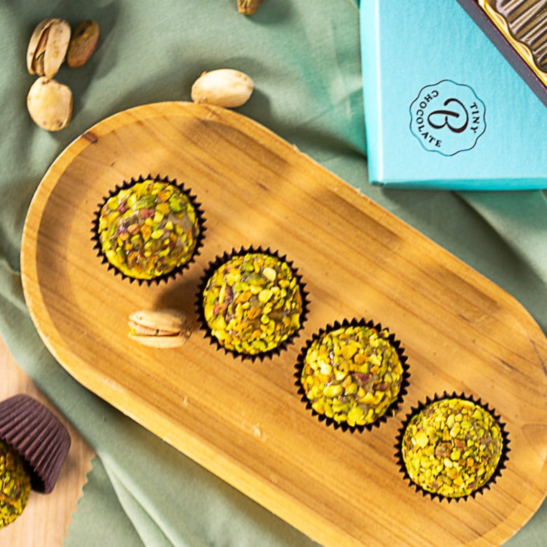 4 or 8 Pistachio Brigadeiros