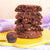 Dark chocolate brigadeiro filled cookie