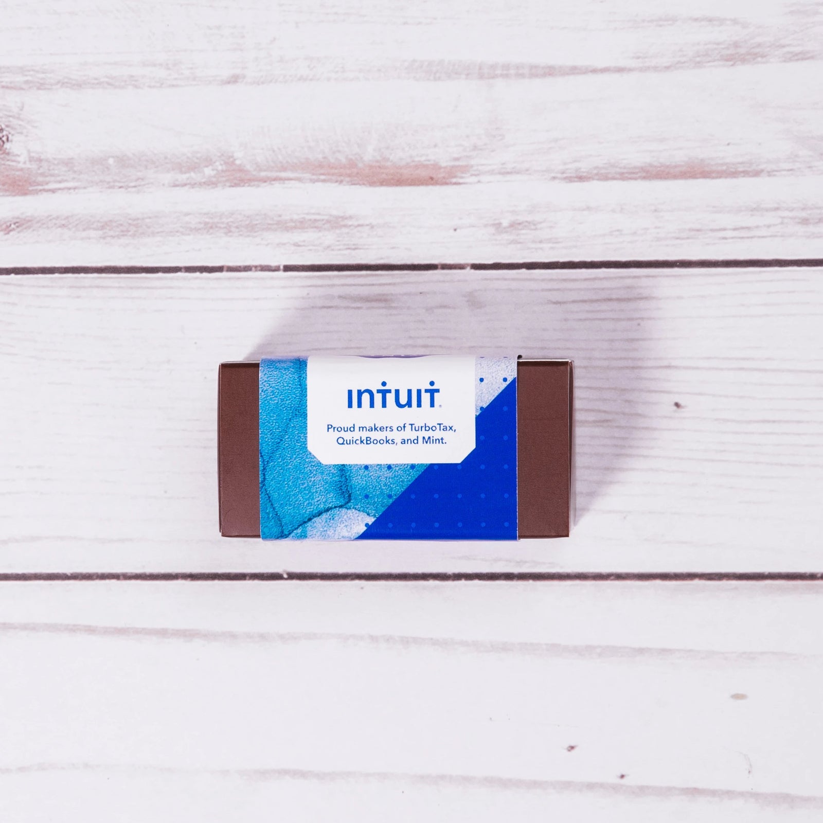 Brigadeiro party favor in a "Made with Love" box